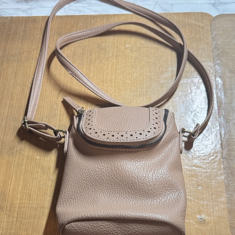 Maurices Beige Crossbody Bag - Picture 2 of 5
